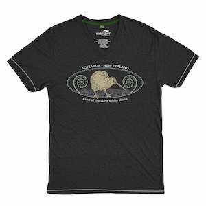 Womens Tees: Womens New Zealand T Shirt - Kiwi Koru