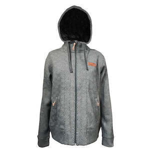 Womens Jackets: Womens Fleece Hoodie -  Wild Kiwi