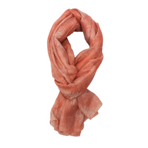 Accesories: Wild Kiwi Scarf - Kiwi/Ferns