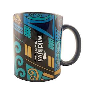 Wild Kiwi Adventure Mug - Kowhaiwhai