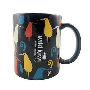 Wild Kiwi Adventure Mug - Retro Kiwi