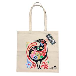 Accesories: Colourful Kiwi Tote Bag - Wild kiwi