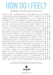 All: How Do I Feel - Word Search Puzzle Free Download