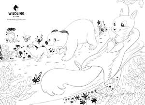 Downloads: Patrick & George Colouring Page Free Download