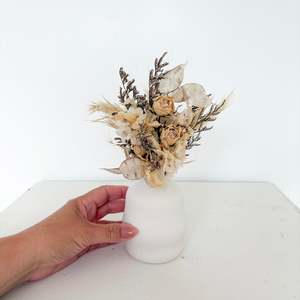 Pretty In Pink: Bud vase arrangement 1
