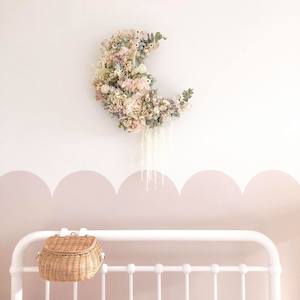 Purple Power Vase: Pastel Crescent Moon