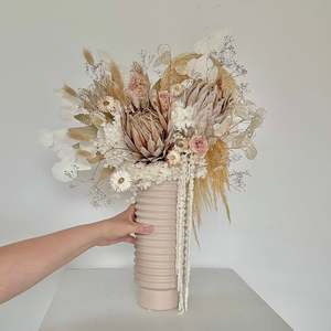 Pretty In Pink: King Protea vase arrangement