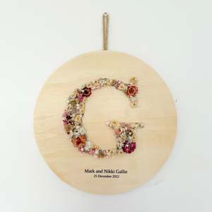 Purple Power Vase: Keepsake plaque