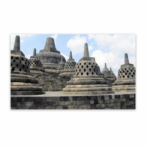 Borobudur Buddhist Temple Outdoor Art Wild On Walls