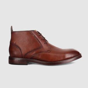 Wealth Lace Up Boots Cognac