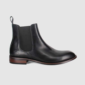 Mens Boots: Plymouth Chelsea Boots Black
