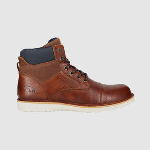 Mens Boots: Nepean Lace Up Boots Tan