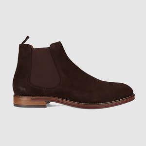 Winner Chelsea Boots Dark Brown Suede
