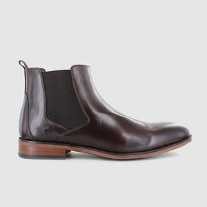 Mens Chelsea Boots: Noah Chelsea Boots Dark Brown
