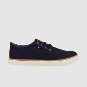 Mens Canvas: Brad Casual Shoes Navy