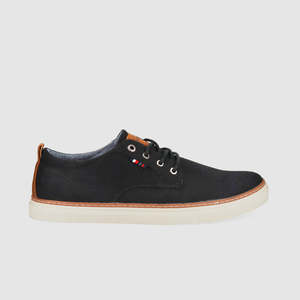 Mens Canvas: Brad Casual Shoes Black