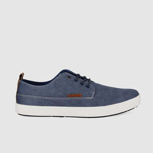 Mens Canvas: Hart Casual Shoes Navy