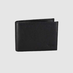 Mens Tri Fold Slimline Wallet Black