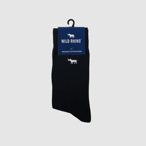 Accessories: Roy Plain Sock Navy