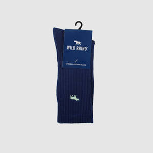 Accessories: Roy Sneaker Sock Navy