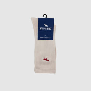 Accessories: Roy Sneaker Sock Off White