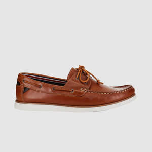 Brighton Boat Shoes Cognac