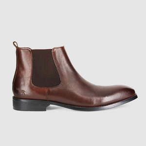 Melbourne Fashion Festival: Dawson Chelsea Boots Dark Brown Tumbled