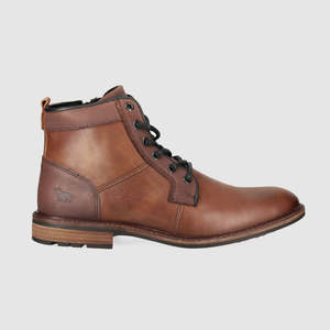 Tyler Lace Up Boots Brown