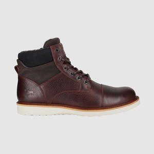 Nepean Lace Up Boots Dark Brown