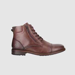 Carrington Lace Up Boots Coffee