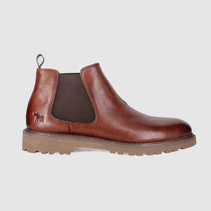 Mens Boots: Earl Chelsea Boot Cognac