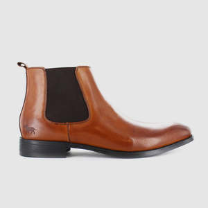 Cognac: Dawson Chelsea Boots Tan