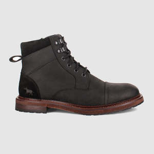 Harrison Lace Up Boots Black