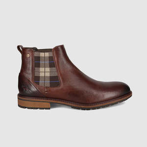 Mens Boots: Faraday Chelsea Boots Dark Brown