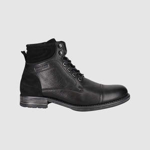 Mens Boots: Benson Lace Up Boots Black