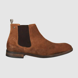 Mens Chelsea Boots: Winton Chelsea Boots Coffee Suede