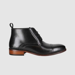 Noble Lace Up Boots Black