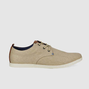 Mens Canvas: Dust Casual Shoes Sand