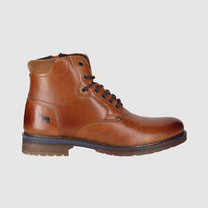 Panama Lace Up Boots Camel