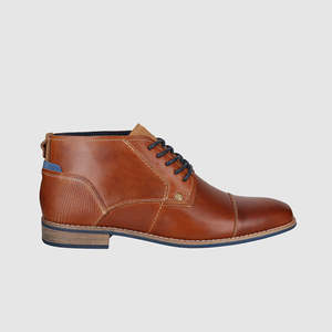 Daxton Lace Up Boots Tan