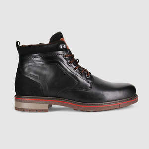 Redback Lace Up Boots Black