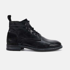 Mens Boots: Rory Lace Up Boots Black