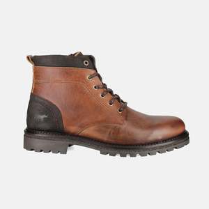 Mens Boots: Klarry Lace Up Boots Brown