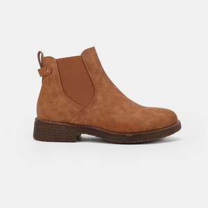 Mens Black Leather Boots: Park Chelsea Boots Camel
