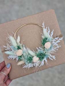 Wreaths 1: Aqua Mini Wreath