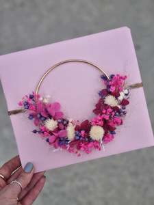 Wreaths 1: Hot Pink Mini Wreath