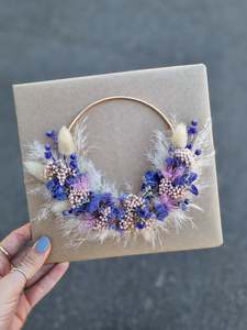 Blue + Purple Mini Wreath