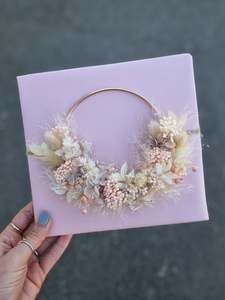 Light Pink + Purple Mini Wreath