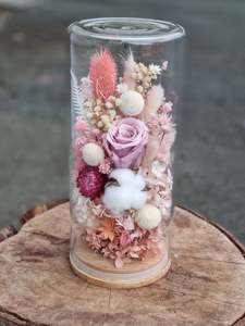 XL Pink & White Dome