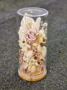 Dried Flower Domes: Large Neutral Dome